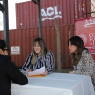 Psicólogas del Poder Judicial brindando asistencia a la ciudadanía.