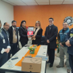 Entrega del Equipo desfibrilador a la Dirección del Registro de Automotores.