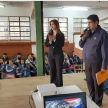 El director de la institución, Albino Franco, dio inicio al taller educativo.