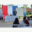 El titular del Consejo de Administración de Guairá, doctor Bordón, instó a los jóvenes a hacer el bien y a priorizar sus estudios, para que en el futuro,  practicando esos valores, sean personas de bien para la sociedad. 