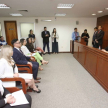 Esta actividad tuvo lugar en la Sala de Conferencias, ubicada en el Palacio de Justicia de la Capital.