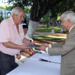 El intendente de San Lorenzo, Albino Ferrer, recibió el informe de gestión de la Corte Suprema de Justicia.