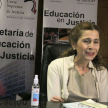 La magistrada disertó sobre los derechos y deberes que tiene el niño, las funciones que cumplen los jueces, defensores y fiscales, y la importancia de denunciar si son maltratados y/o abusados.