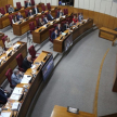 Tuvo lugar en la Sala de Sesiones de la Honorable Cámara de Senadores.