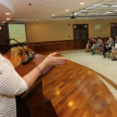 Doctora Patricia Stanley Zarza, directora de la Dirección Nacional de Propiedad Nacional (DINAPI), disertando en la jornada.