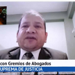 Gremios de abogados felicitan gestión de la Corte Suprema de Justicia 