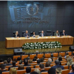 Se realizó en el Salón Auditorio del Centro de Convenciones del Palacio de Justicia de Ciudad del Este.