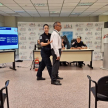 La instrucción estuvo a cargo del Suboficial Robert Brítez, la Sargento Mayor Isabel Snead y la Sargento Rosa Añazco, de la Academia de Formación de Bomberos.