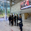 Estudiantes del segundo año de Derecho de la Uninorte recibieron visita guiada en el Palacio de Justicia de Asunción.