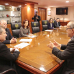 El encuentro tuvo lugar en la Sala de Acuerdos del Palacio de Justicia de la Capital.