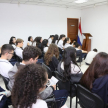 Colegiantes del 1° al 3° año de la media de la institución educativa Sagrados Corazones de Jesús y María de Asunción.