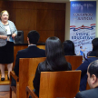 La abogada Gladys Alfonso, directora de Mediación, enseñó sobre el método de resolución alterna de conflictos.