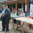 Alumnos de la Escuela básica N ° 1456 Domingo Martínez de Irala y el Colegio  Nacional Mariscal José Félix Estigarribia.