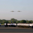 Se clausuraron las actividades e imposición de la medalla del aeronáutico honor al mérito.