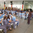 La jueza de Paz de la ciudad de San Cristóbal conversó con niños y jóvenes del Colegio Santa Cecilia