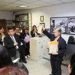 Los magistrados y docentes participaron también de la presentación realizada por la coordinadora del Museo de la Justicia, Centro de Documentación y Archivo para la Defensa de los Derechos Humanos, licenciada Rosa Palau.