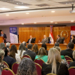 En el Salón Auditorio “Dra. Serafina Dávalos” del Palacio de Justicia de Asunción, en conmemoración al Día Internacional de Lucha contra la Corrupción.