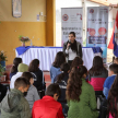 Alumnos del 4°, 5° y 6° interactuaron con la disertante Lic. Ana Vargas.