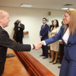 El acto se realizó en la Sala de Conferencias de la sede judicial de la Capital. 