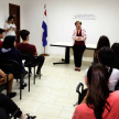 Dirigió la charla la coordinadora del museo, Rosa Palau.