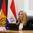 La doctora Juliana Giménez Portillo, presidenta de la Circunscripción Judicial de Alto Paraná y miembro del Tribunal de Apelación en lo Civil y Comercial de Ciudad del Este, actuó como moderadora del panel.