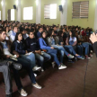 La licenciada Amada Herrera explicó a los estudiantes cuáles son los objetivos de la campaña.