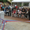 El doctor Blnaco agradeció el gesto a las autoridades locales y valoró la construcción realizada.