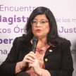 Explicaciones de la ministra Carolina Llanes.