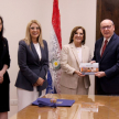 El ministro César Diesel agradeció la visita de la Procuradora General de Colombia.