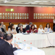 Salón Auditorio de la máxima instancia judicial, sede de la reunión de trabajo.