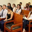 La actividad se realizó en la sala de conferencias número uno, situada en el octavo piso de la torre norte del Palacio de Justicia de Asunción.