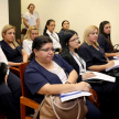 La Sala de Conferencias 2 del octavo piso de la torre norte del Palacio de Justicia de Asunción fue sede de la actividad.