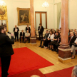 La premiación fue en el Salón de los Mariscales del Palacio de Gobierno