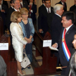 Las vicepresidentas primera y segunda de la Corte Suprema estuvieron presentes en el solemne tedeum.