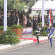 Finalmente se llevó a cabo el desfile militar y policial en la Costanera de Asunción.