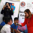 El encuentro con los adolescentes se enfocó sobre el acoso escolar y cómo prevenir este hecho que está en auge en los establecimientos educativos.