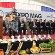 En el predio de la Dirección de Extensión Agraria, sede del evento, hubo momento artístico.