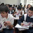 Los alumnos recibieron material de la Secretaría Educando en Justicia.