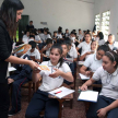 La actividad se realizó con el objetivo de informar a los estudiantes sobre el sistema penal adolescente.