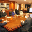 El encuentro se desarrolló en la sala del Pleno de la Corte Suprema de Justicia. 