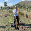 La jornada forma parte del plan de arborización.