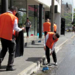 La actividad se llevó a cabo en las calles Chile esquina Oliva de la ciudad capital.