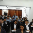 Agentes de la Policía Naiconal participaron del debate.