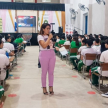 Durante la charla educativa se abordaron los derechos y responsabilidades de los niños y adolescentes.