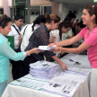 Los participantes recibieron materiales de parte de la Asociación de Jueces.