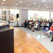 El director del Sistema Nacional de Facilitadores Judiciales, Rigoberto Zarza, durante su intervención.