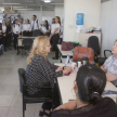 Estudiantes universitarios visitaron sede judicial de la Capital.