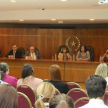 Formaron parte de la mesa de exposición la licenciada Inés Balmori, la psicóloga clínica Zulma Ferreira, la psicóloga forense Graciela Zelada, el doctor Juan Carlos Paredes Bordón y el licenciado Yamil Admen.