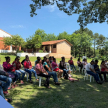 El encuentro comunitario tuvo lugar en el Colegio Nacional de Santa Rita.