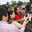 Rueda de prensa del magistrado interviniente.